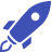 rocket launch icon