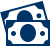Banknotes icon representing direct deposit