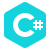 C# logo