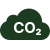 CO₂ Emissions Reduced Icon