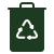 Landfill Waste Reduced Icon