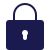 Icono de candado de seguridad