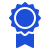 Ícono medalla calidad
