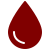 Blood drop icon