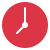 Ícono de reloj para urgencias 24/7