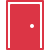 Ícono de puerta para apertura de puertas