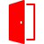 Door Ajar Warning Light Icon