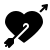 Heart-and-arrow icon