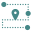 Progress path with arrow icon