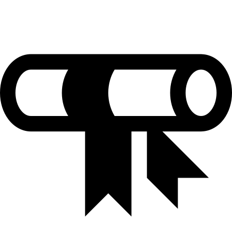 Download Graduation Scroll Icon In Ios Glyph Style