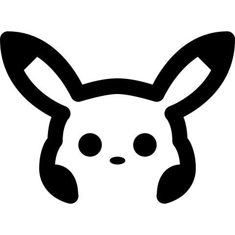 Ios 用 Glyph スタイルでの ポケモン のアイコン