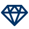 Icono de diamante para Valores