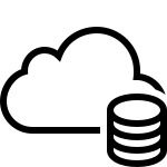 Cloud Database Icon