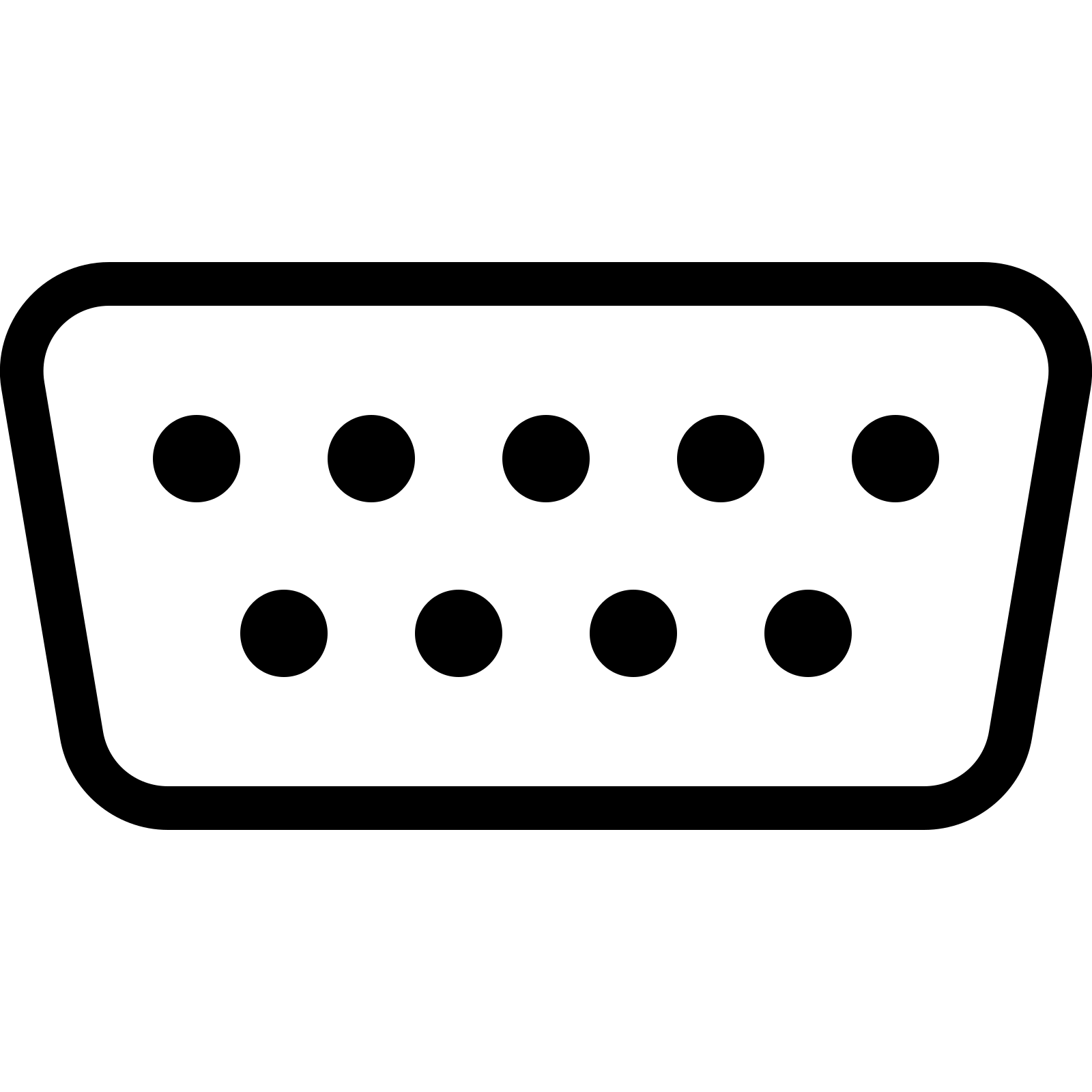 RS-232 Male icon. It's a logo of Rs 232 Male. It's pretty