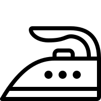 Iron icon for ironing service