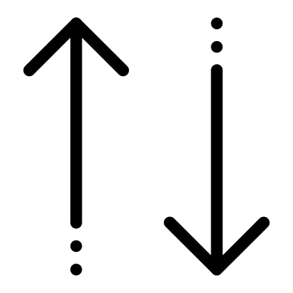 Resultado de imagem para arrow up and down png
