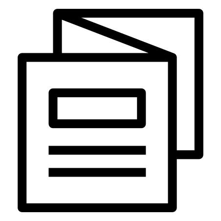 Iconos Folleto Doblado Descarga Gratis Png Y Vector