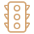 Intersection crash icon