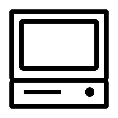 Computer Icon In Ios Style