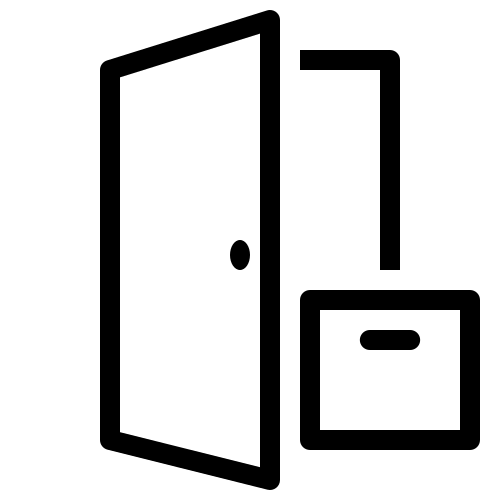 Door To Door Delivery Icon In Ios Style
