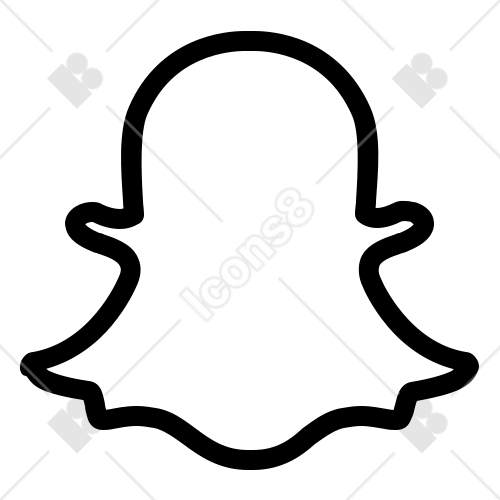 Snapchat icon in iOS Style
