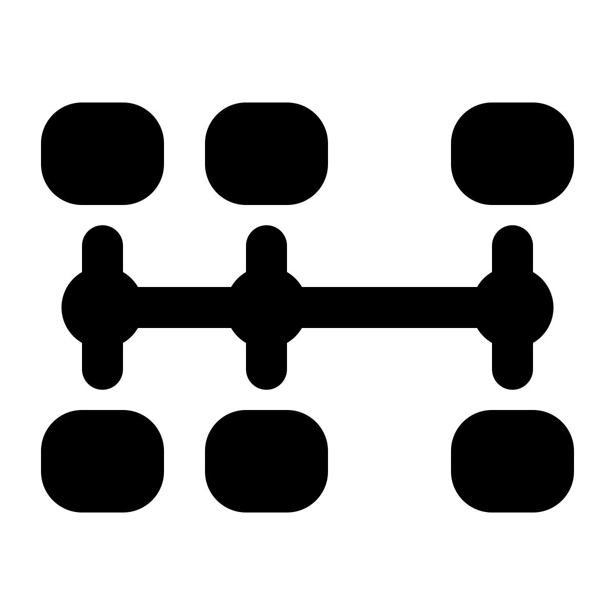 ios 17 glyph style motor vehicle icon