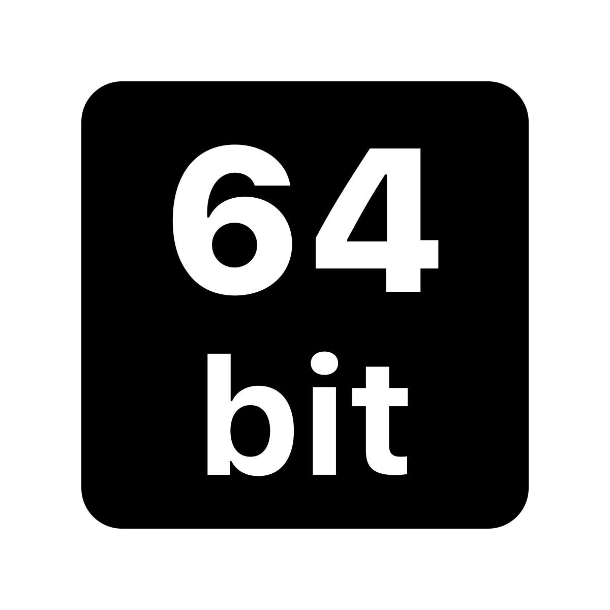ios 17 glyph style 64 비트 icon