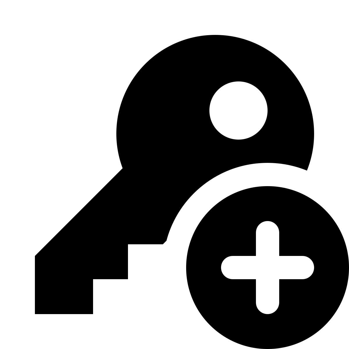 ios 17 glyph style schlüssel hinzufügen icon