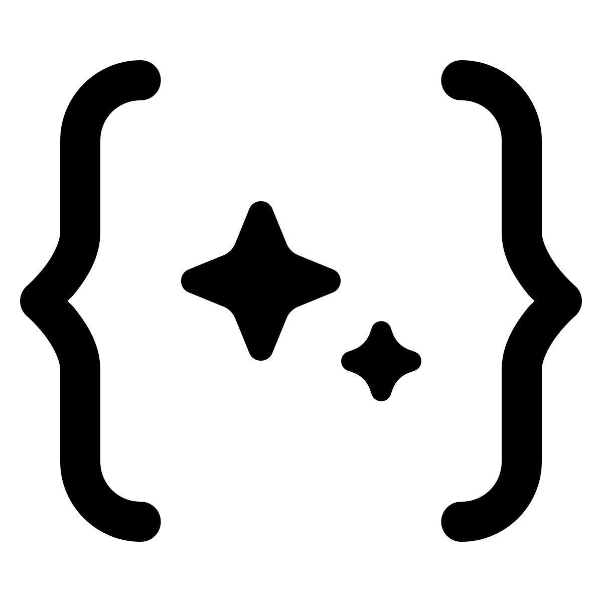 ios 17 glyph style 人工智能生成的代码 icon