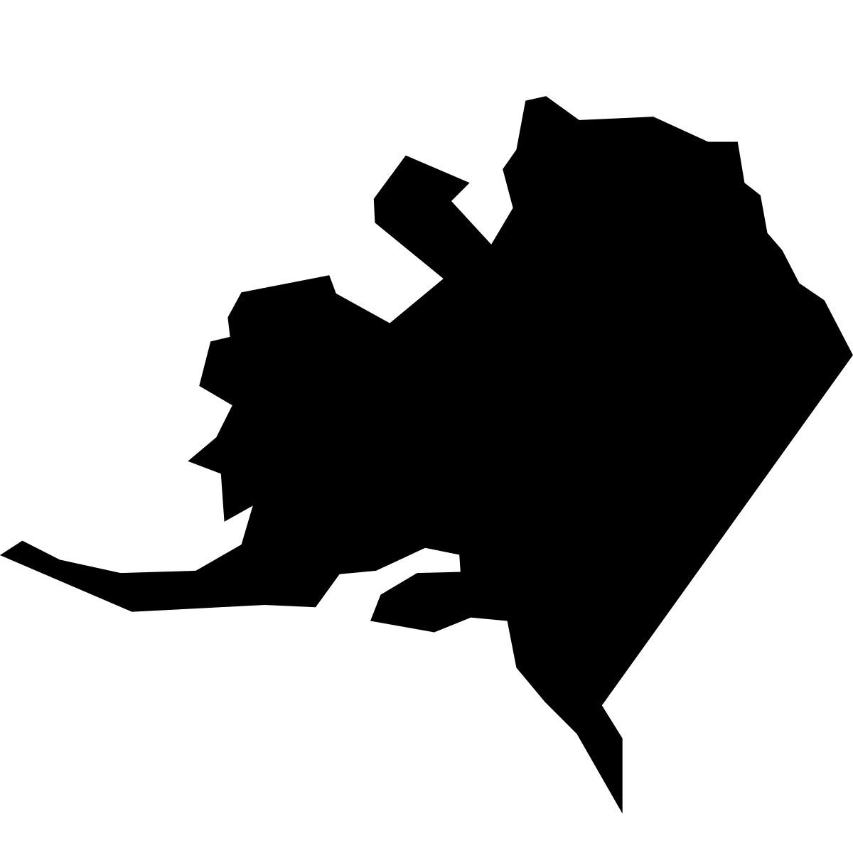 ios 17 glyph style 阿拉斯加州 icon