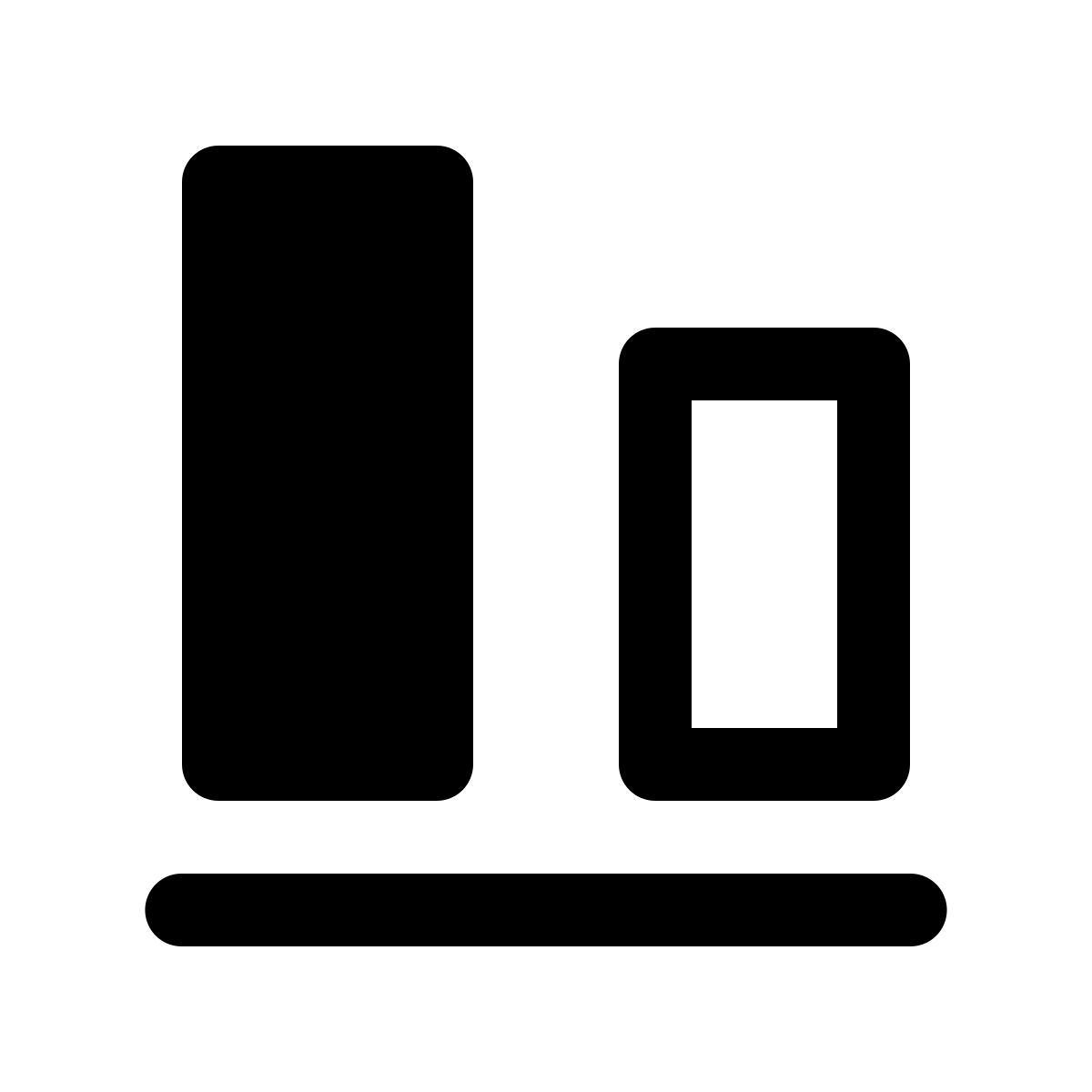 ios 17 glyph style alignment icon