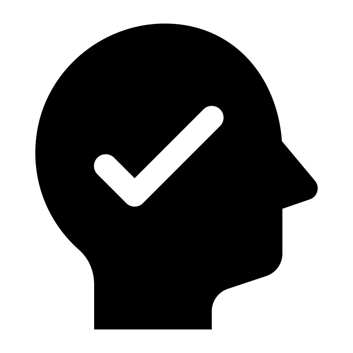 ios 17 glyph style approvare icon