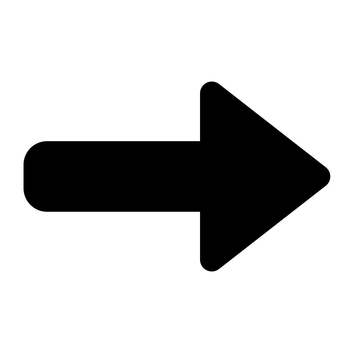 ios 17 glyph style flecha icon