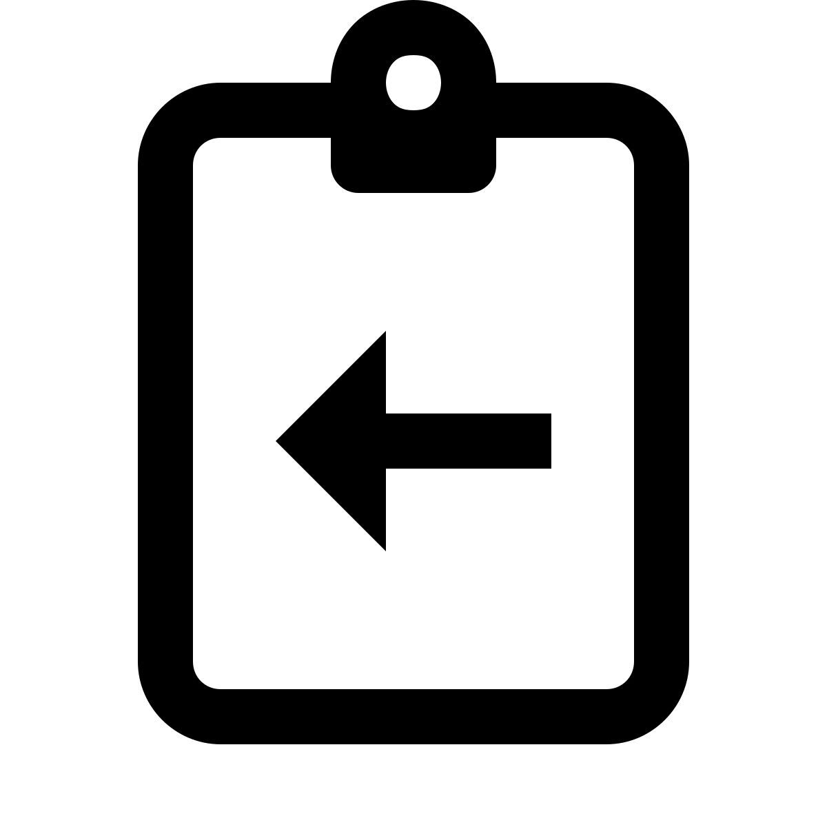 ios 17 glyph style volver asignación icon