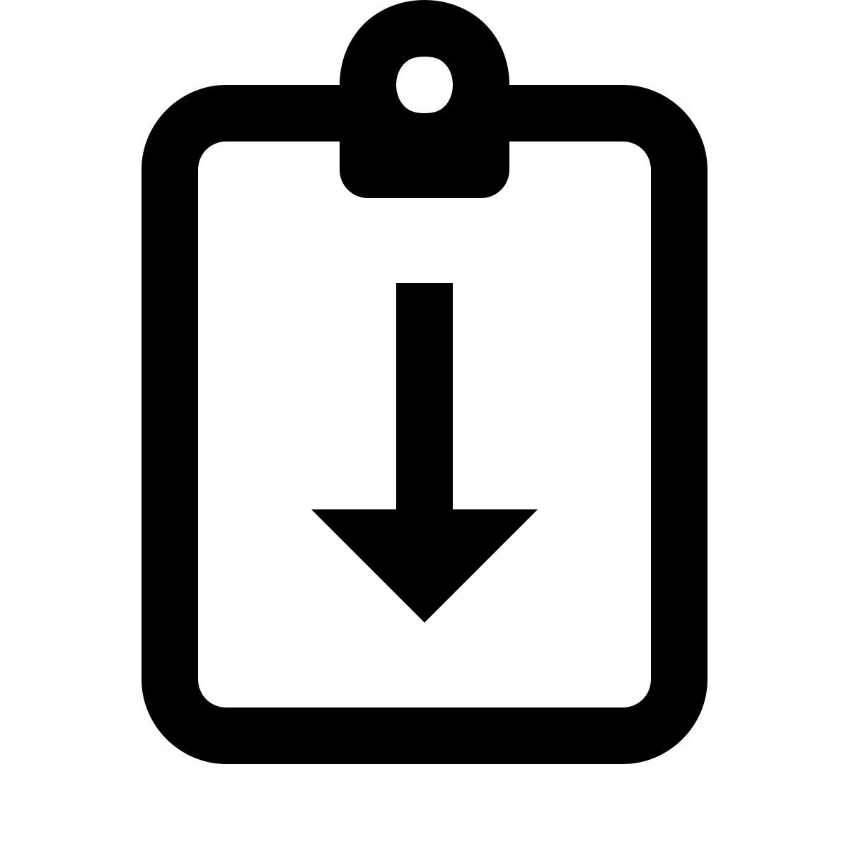 ios 17 glyph style note taking icon