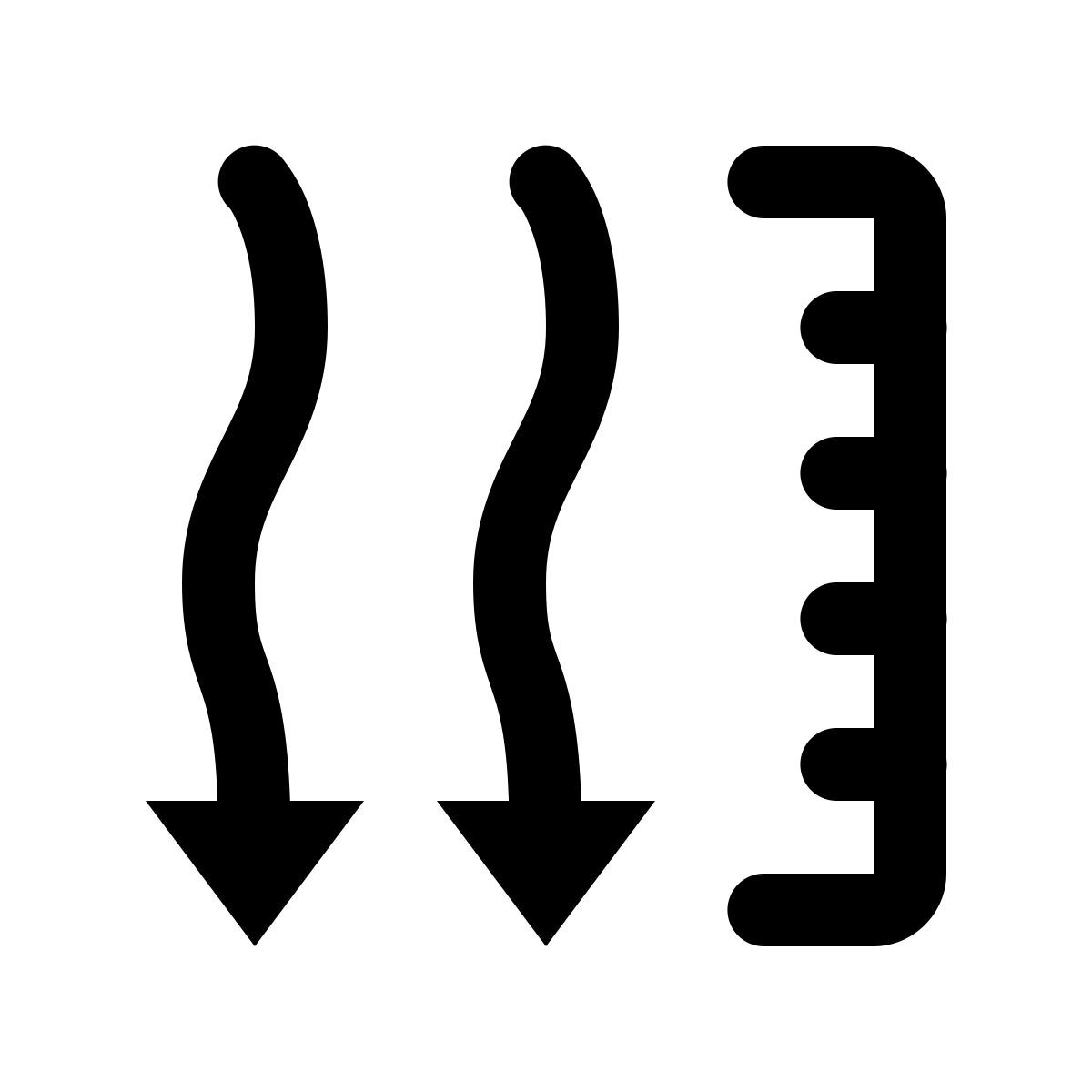 ios 17 glyph style 气压 icon