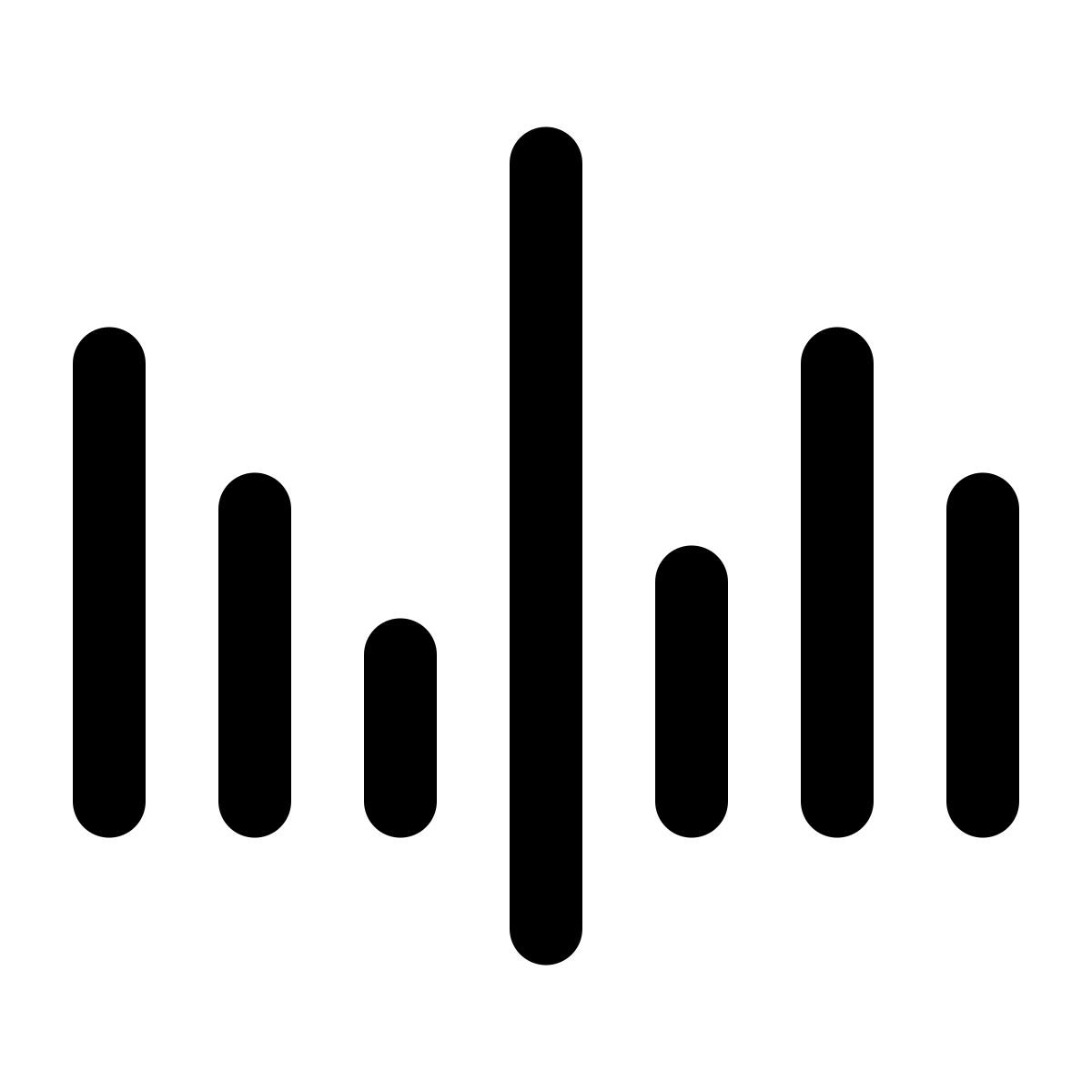 ios 17 glyph style skimming de audio icon