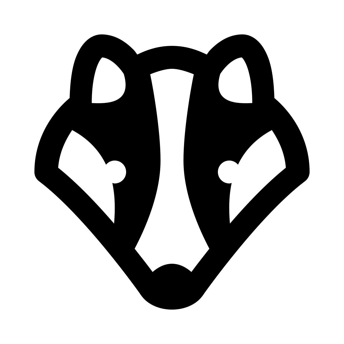 ios 17 glyph style 獾 icon