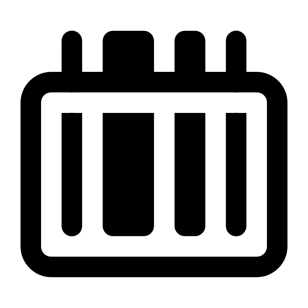 ios 17 glyph style 扫码机 icon