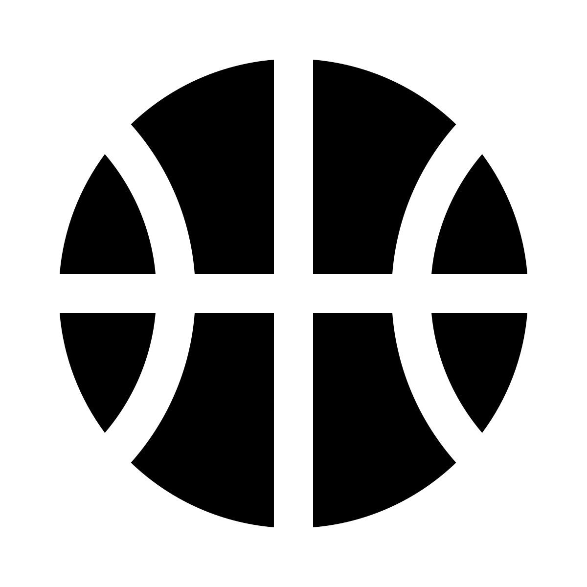 ios 17 glyph style 篮球 icon