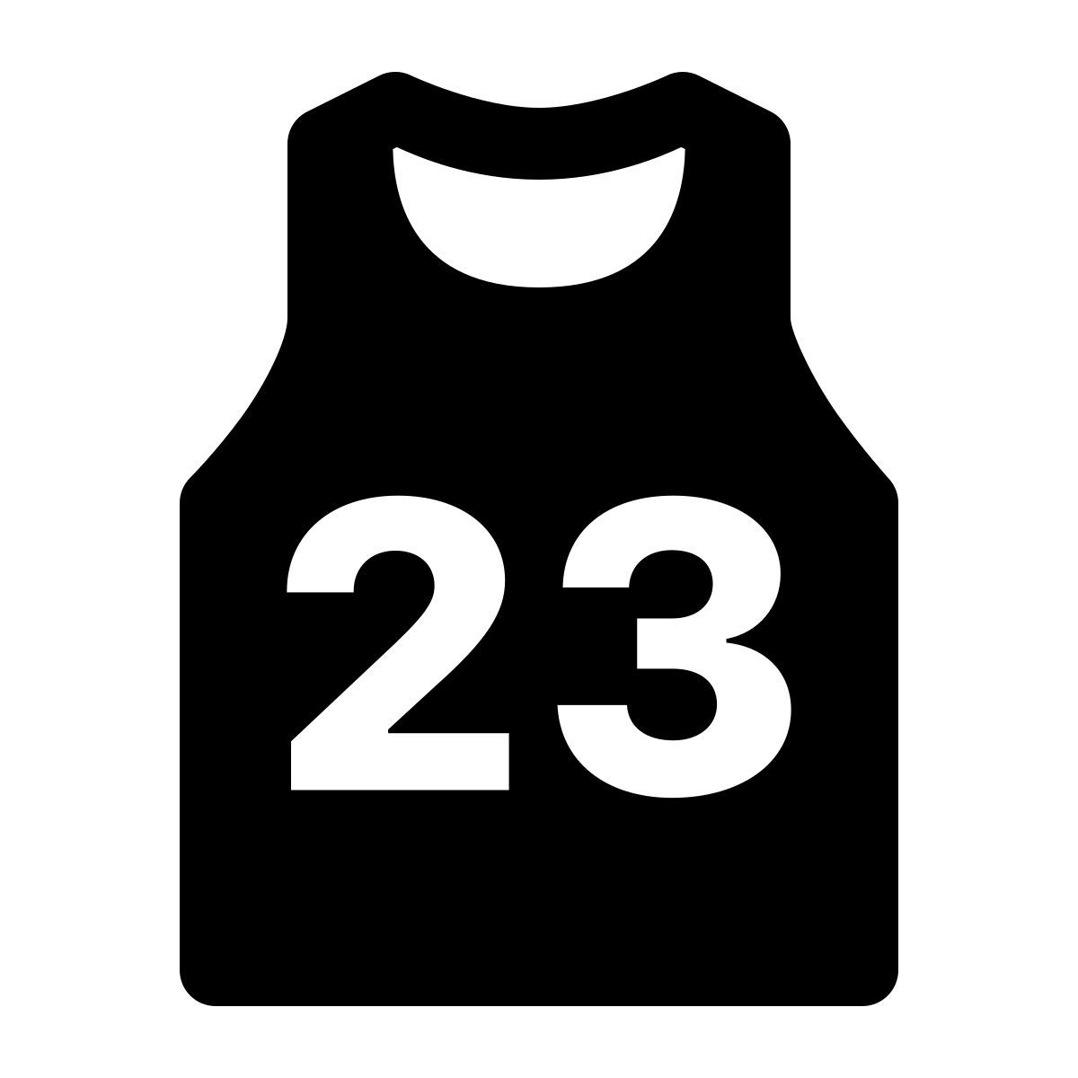 ios 17 glyph style clothes icon