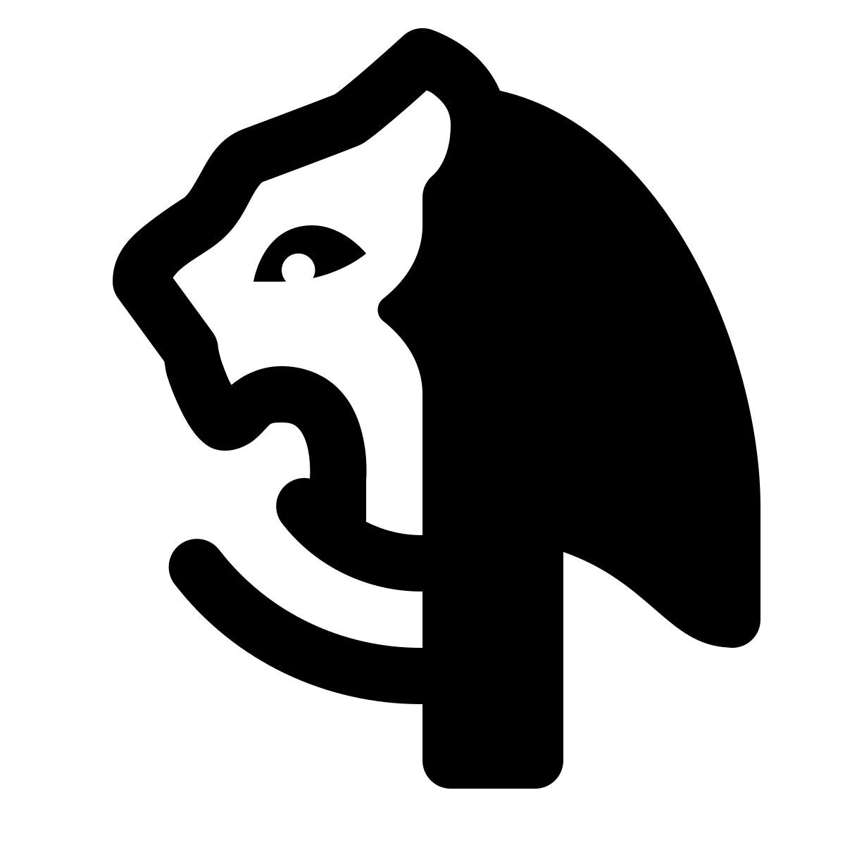 ios 17 glyph style bastet icon