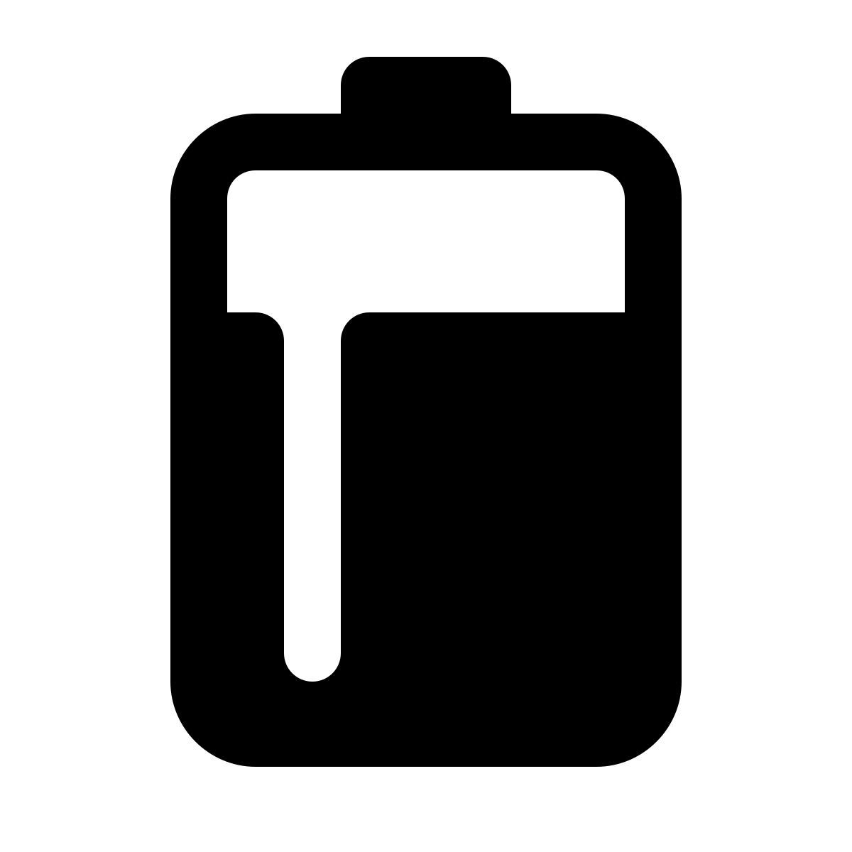 ios 17 glyph style battery icon