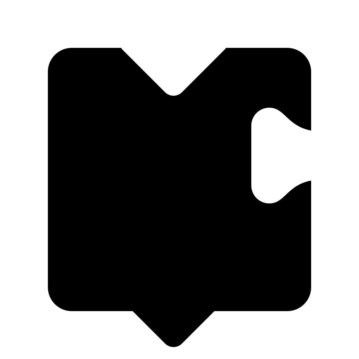 ios 17 glyph style blockly pink icon