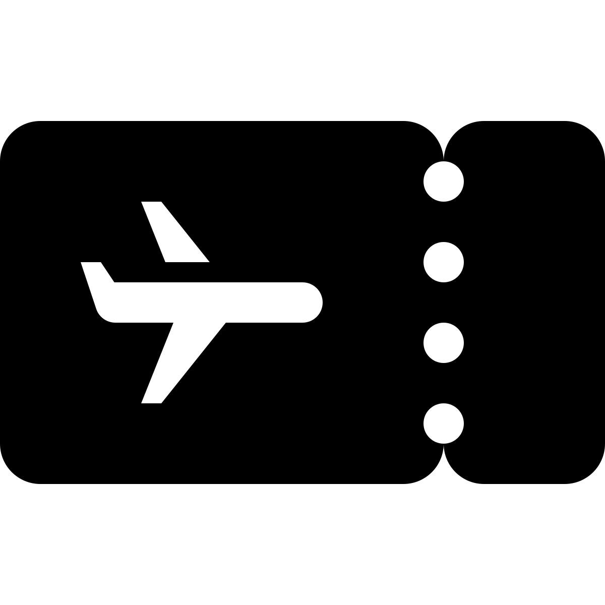 ios 17 glyph style tarjeta de embarque icon