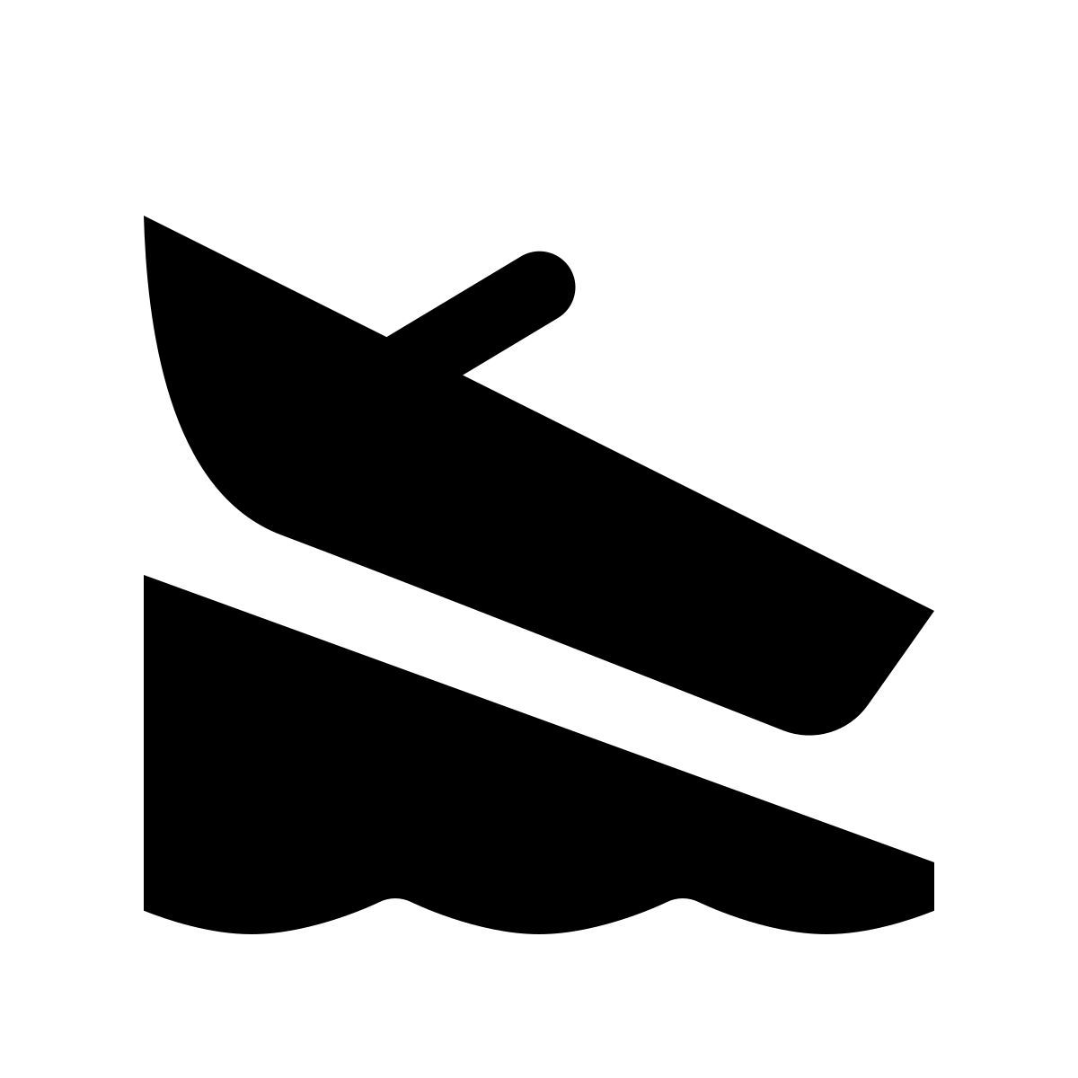 ios 17 glyph style 船舶下水装置 icon