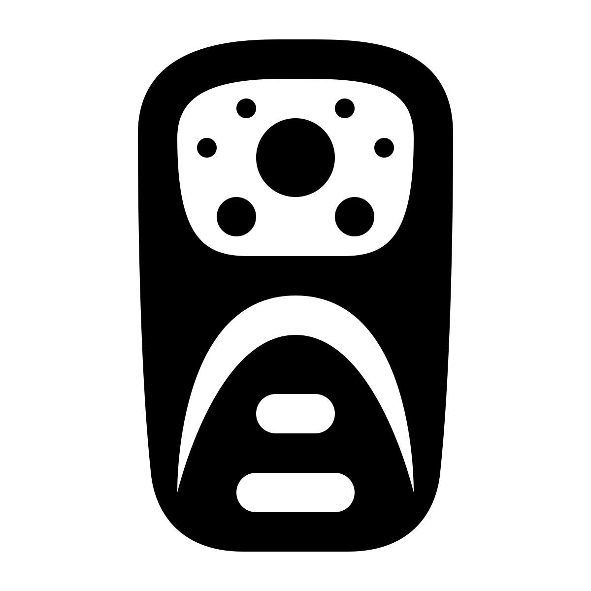 ios 17 glyph style body camera icon