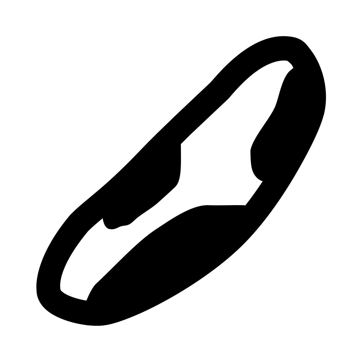 ios 17 glyph style 巴西坚果 icon