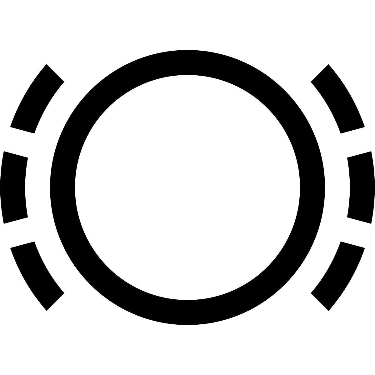 ios 17 glyph style break pad warrning icon