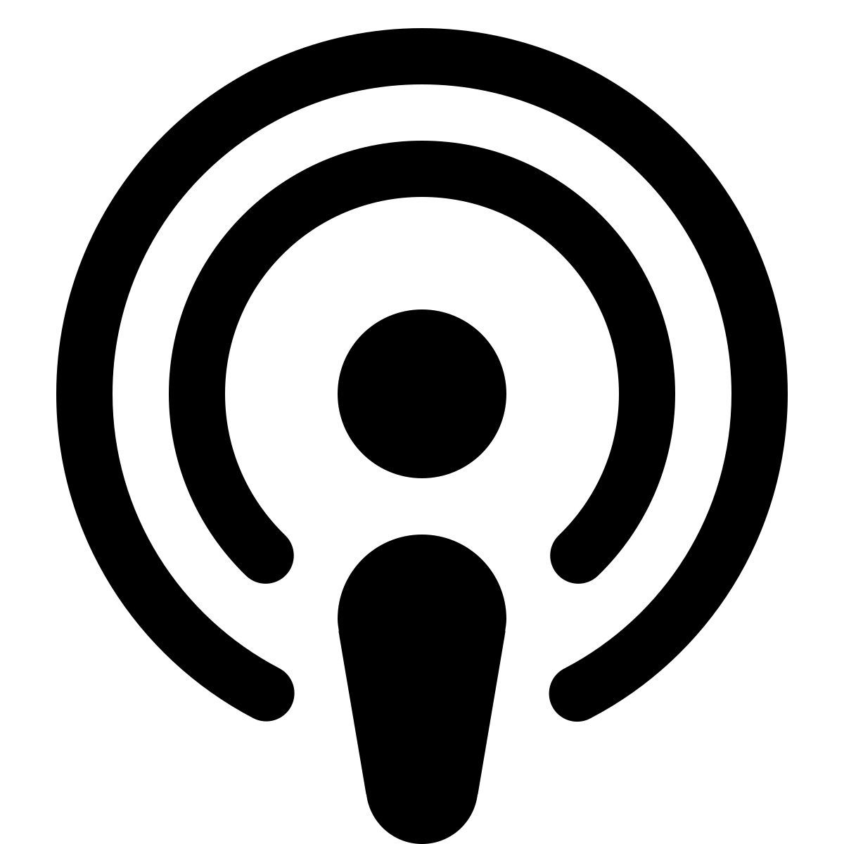 ios 17 glyph style 浏览播客 icon